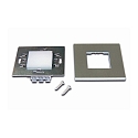 Indbygningslampe WALL IF lateral str�ling, med diffuser IP20, rustfrit st�l  1,8W 90lm 3000K 120� 120� CRI 80