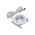 Recessed LED luminaire Dynamic SR 68-LED for BAP, IP44, LED 24, 6.5W 2700-5000K 420lm 40�, CRi>90, swiveling, white