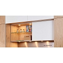 LED Indbygningslampe FAR 58 med overfladelys, 3W, 3000K, IP20, b�rstet rustfrit st�l