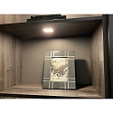 LED Indbygningslampe FAQ 58 med overfladelys, 3W, 3000K, IP20, b�rstet rustfrit st�l