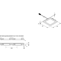 Hera LED Indbygningslampe DYNAMIC FAQ 58 med overfladelys, 3W, 2700-5000K, IP20, b�rstet rustfrit st�l