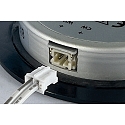 Hera Recessed LED area light luminaire FAR 68-LED, IP44, round, LED24 connection, CRi>90, 3000K 270lm 110�, black