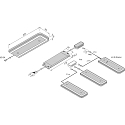 Hera Armatur til brug under kabinettet IP20, aluminium, mat