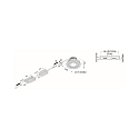 Hera recessed luminaire ECO SR 68 swivelling, set of 1 IP20, chrome matt dimmable 6,5W 750lm 3000K 24� 24� CRI 80