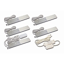 Armatur til brug under kabinettet S-PAD F inkl. driver, s�t med 5, med touch-d�mper IP20