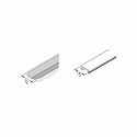Hera LED D�kningsprofil 15mm, til 12mm fr�set rille og profiler, 600cm (Rullevarer), meget matt, let matteret