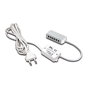 Transformer LED 24/5W Netledning 200cm, med Eurostik, 12-foldet distribut�r