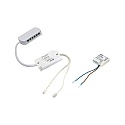 24V D�mpningscontroller Radio 80W med 12-foldet distribut�r inkl. UP Modul med radioknap