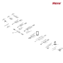 Hera 24V Dimming controller radio 80W with 12-fold distributor incl. UP, radio touch module