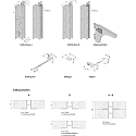 Hera Tilbeh�r til PS Mini slot track 24V med Str�mforsyning - feeder 250cm, Kabel med 2x LED-24 stik, anodiseret aluminium