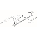 Tilbeh�r til 24V str�mskinne Flat Track - LED-str�mskinnen Magnetisk holder, sort