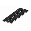 rubber FOAM RUBBER set of 10, black