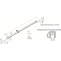 Hera Rotatable, round LED Surface luminaire LED PIPE F with homogeneous surface light, 121cm, 22.3W 4000K