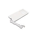 LED Under-cabinet luminaire LED Slim-Pad F, IP20, homogeneous surface light, with LED 24-connection, 5W 3000K, white