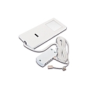 LED Under-cabinet luminaire LED Slim-Pad F, IP20, with IR dimmer, homogeneous surface light, with LED 24-connection, 5W 3000K