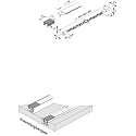 Hera LED Surface light bar LED 2-Link FLOOD, 90cm, for LED 2-Link-Profile, CRi >95, 16.1W 3000K 930lm 120�, alu anodised