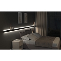 Hera wall luminaire INTERO-LINE 120CM (HV) up / down, tunable white IP20, stainless steel brushed 