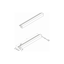 Armatur til brug under kabinettet up / down IP20, opal, sort  9