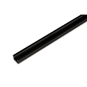 LED Indfr�set profil 24/12mm til d�kningsprofil 15mm, l�ngde 100cm, sort
