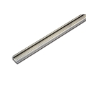 LED Indfr�set profil A 24mm til d�kningsprofil 15mm, til asymmetrisk belysning, l�ngde 100cm, anodiseret aluminium