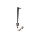 LED 2-Link Holder arm 30cm, uendeligt h�jden justerbar, med LED-24V tilslutningskabel 250cm, maks. 48W, anodiseret aluminium
