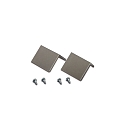cover set of 2, stainless steel, lacquered