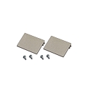 cover set of 2, stainless steel, lacquered