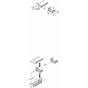 Hera recessed profile, black