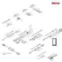 Hera 24V Dynamic-controller Radio 75W med 4-foldet distributr, rustfrit stl look