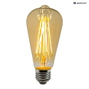 HEITRONIC Heitronic LED Lamp Vintage Filament E27, 4W, warm white, ST64