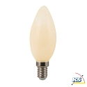 HEITRONIC LED Lamp E14, C35, 4W, Filament imitation, matt glass bulb, warm white, flickerfree