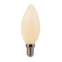 HEITRONIC LED Lyskilde E14, C35, 4W, Filamentimitation, mat glasp�re, varm hvid, flimmer fri