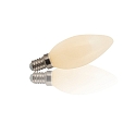 HEITRONIC LED Lyskilde E14, C35, 4W, Filamentimitation, mat glasp�re, varm hvid, flimmer fri