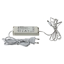 LED ballast MECANO 24V DC, med 140cm forbindelseskablet + Euro stik, med 180cm tilslutningskabel + stik, 20W