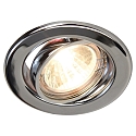 HEITRONIC Heitronic Indbygningsspot maks. 50W med Alu-reflektor, drejelig, chrom