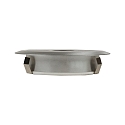 HEITRONIC LED Indbygningsspot AUSTIN, b�rstet aluminium, 6W, varm hvid, rund