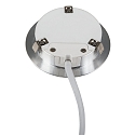 HEITRONIC LED Indbygningsspot AUSTIN, b�rstet aluminium, 6W, varm hvid, rund