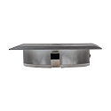 HEITRONIC LED Indbygningsspot AUSTIN, b�rstet Aluminium, 6W, varm hvid, firkantet