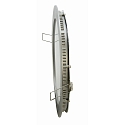 HEITRONIC LED Indbygningspanel TOULOUSE, IP44, RUND, � 14.5cm, 8W 6000K 330lm, d�mpbar, s�lv