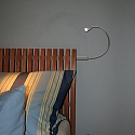 HEITRONIC LED L�selampe BERTA, 15W, 3000K, 65lm, IP20, Flex arm, s�lv