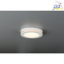 HEITRONIC LED Indbygningsdownlight AURORA med lys ring, IP44,  8cm, 6W 3000K 450lm, hvid