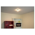 HEITRONIC LED Overflade downlight AURORA med sidelysring, IP44, � 9,5cm, 10W 3000K 830lm, hvid