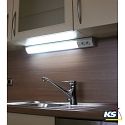 HEITRONIC Cabinet luminaire BONN, LED, warm white, with 2 sockets, 15W