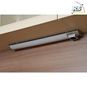 HEITRONIC LED Cabinet luminaire DETMOLD 677mm, 8W, 120, 3000K, 450lm, IP20, not dimmable, silver / glass opal
