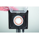 HEITRONIC 2-vejs power distribut�r DUBAI med 1,5m tilslutningskabel og stik, med timer