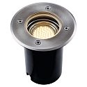 Heitronic LED Gulvindbygningsspot KONSTANZ, udf�relse, GU5,3, 3W, varm hvid, rund