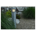 Udend�rs Standerlampe LA MER, E27 maks. 20W, granit / rustfrit st�l, seewasserbest�ndig, 70cm