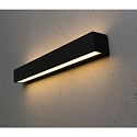 HEITRONIC LED Wall luminaire MEDEA Outdoor luminaire, 500mm, 56 SMD LEDs, 37W, 110�, 3000K, 1900lm, IP44, graphite / glass matt