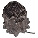 HEITRONIC Energidistribut�r TR�STUMP, 4-fold, 250V/16A, maks. 3680W, IP44, brun