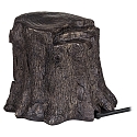 HEITRONIC Energidistribut�r TR�STUMP, 4-fold, med radio fjernbetjening, 250V/10A, 1200W, IP44, brun